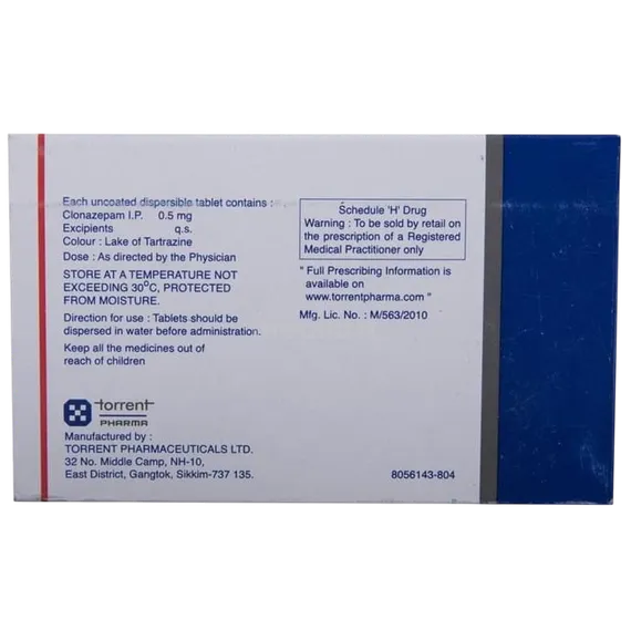 clonotril 0.5mg tablet 15's